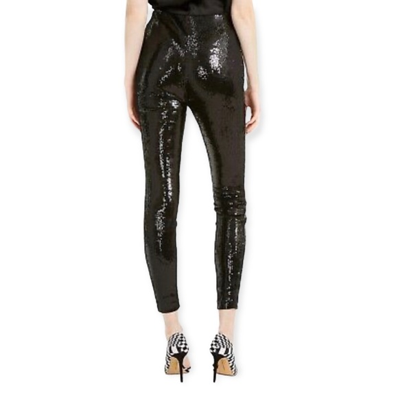 INC | International Concepts | Black Sequin Leggings | Size S - Picture 2 of 10